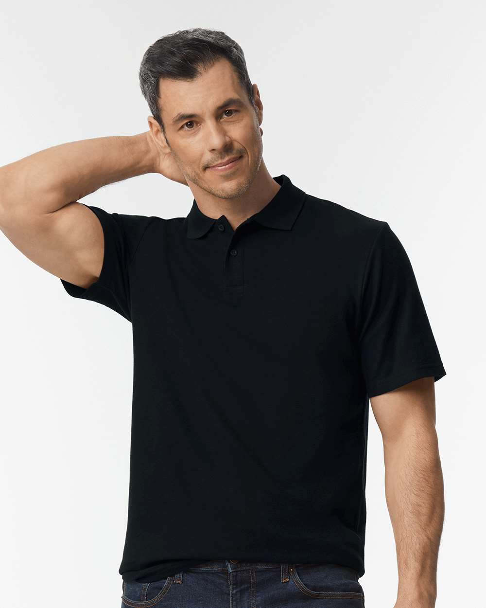 Gildan Men's Softstyle Double Pique Polo Including Klein Logo
