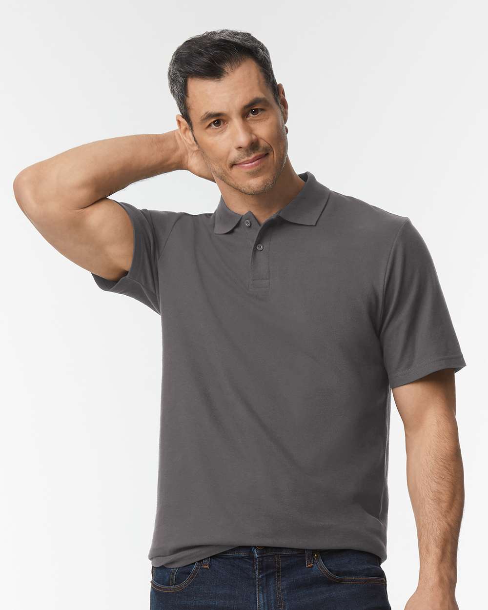 Gildan Men's Softstyle Double Pique Polo Including Klein Logo