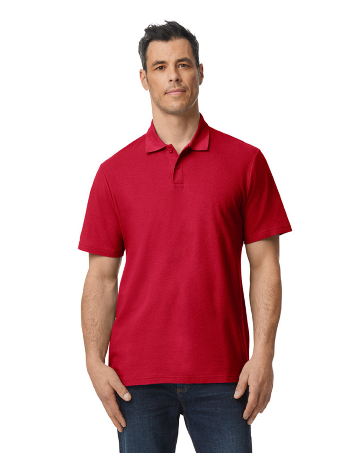 Gildan Men's Softstyle Double Pique Polo Including Klein Logo