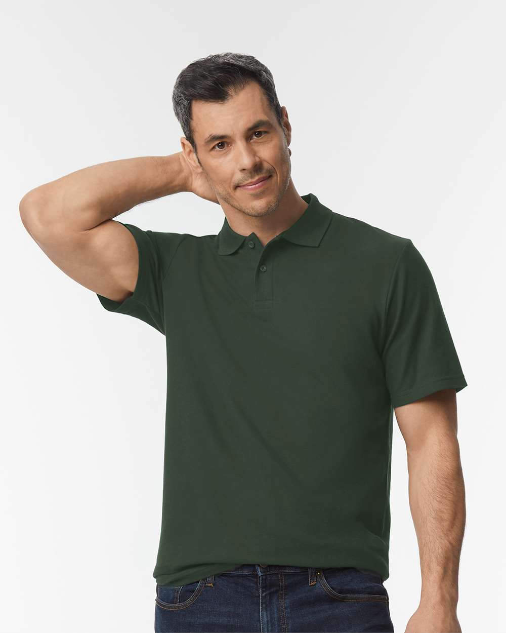 Gildan Men's Softstyle Double Pique Polo Including Klein Logo