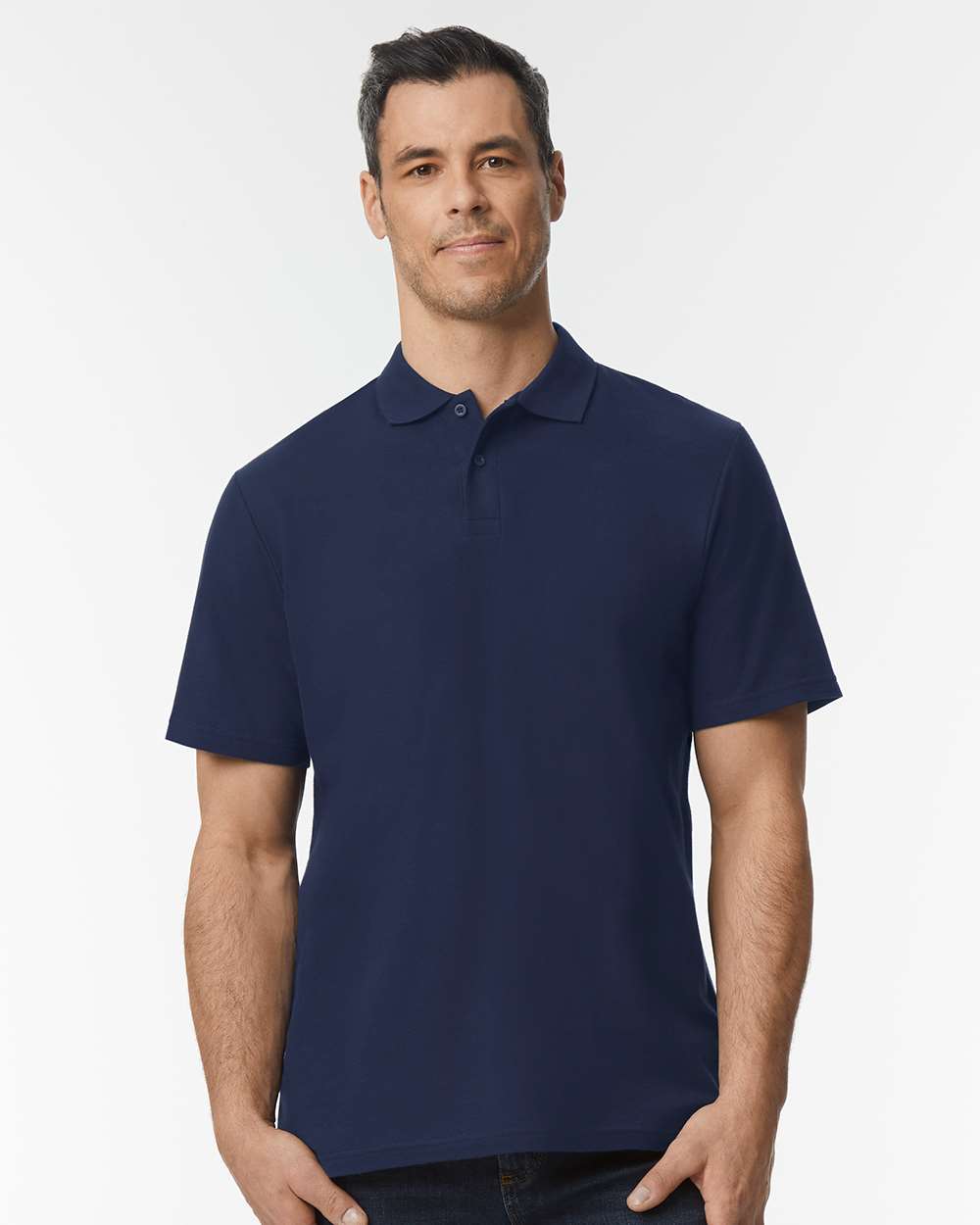 Gildan Men's Softstyle Double Pique Polo Including Klein Logo