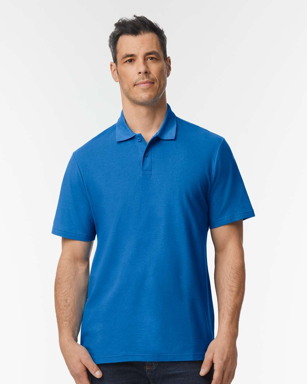 Gildan Men's Softstyle Double Pique Polo Including Klein Logo