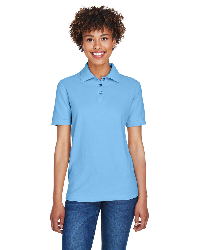 UltraClub Ladies' Whisper Piqué Polo With Klein ISD Logo