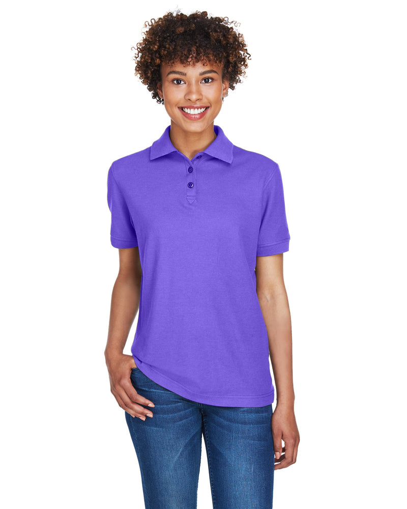 UltraClub Ladies' Whisper Piqué Polo With Klein ISD Logo