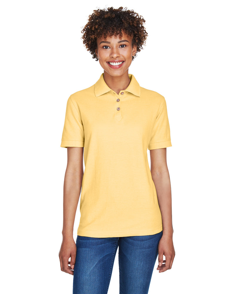 UltraClub Ladies' Whisper Piqué Polo With Klein ISD Logo