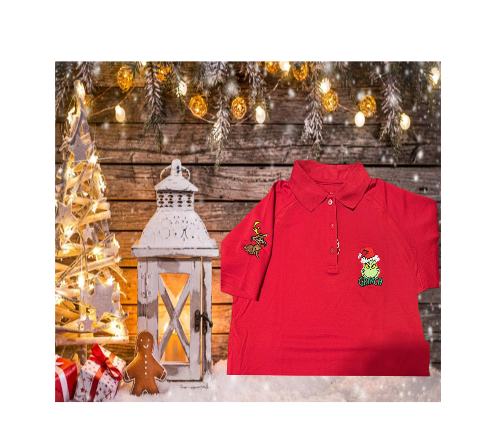 Grinch Polo Shirt