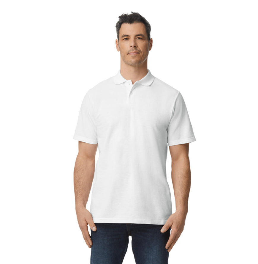 Gildan Men's Softstyle Double Pique Polo Including Klein Logo