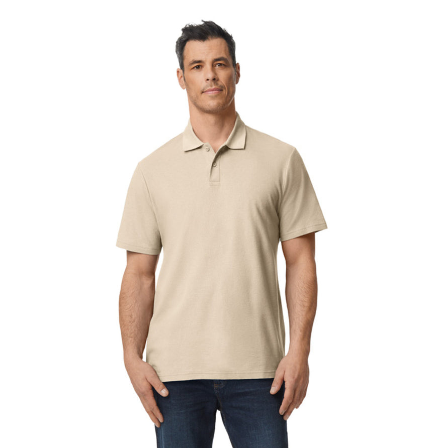 Gildan Men's Softstyle Double Pique Polo Including Klein Logo