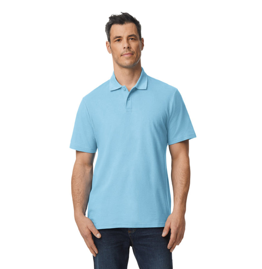 Gildan Men's Softstyle Double Pique Polo Including Klein Logo