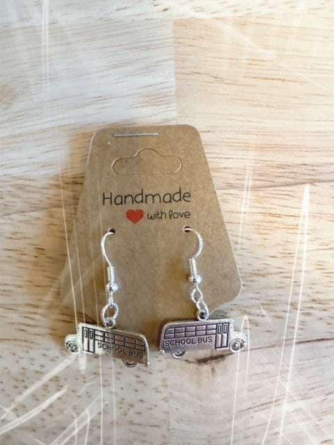 School Bus Earrings