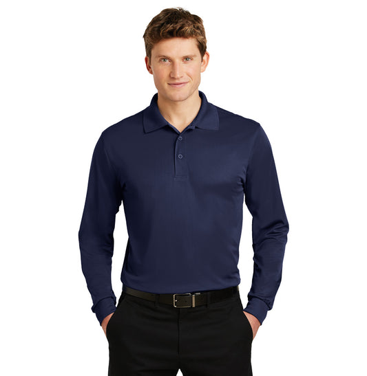 Russell Performance Men's Long Sleeve Polo Shirt Including Klein Logo