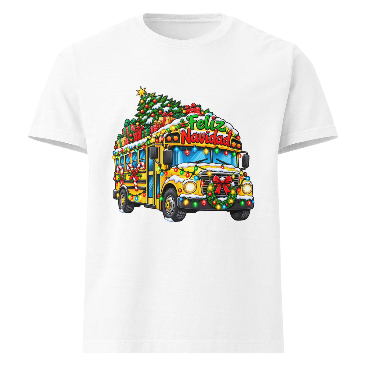 Unisex oversized heavyweight cotton T-shirt in white, front view.